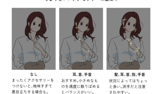 褒められるアクセサリーの付け方、選び方　①/2 ～方針を決めると光の量を調節できるドレッサーが育つ～